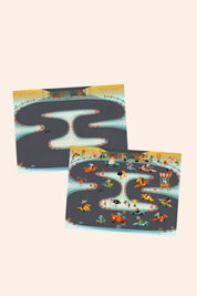 Djeco - Decals - Rub-down Transfers - Asphalt