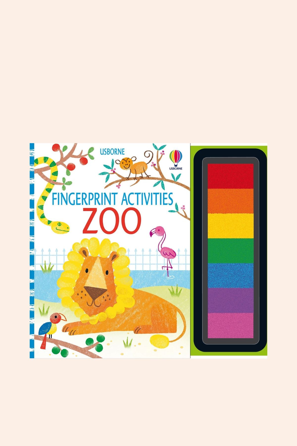 Fingerprint Activities - Zoo - Strawberries & Cream