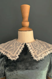 Ginger Queen Dress in Pine Green Crushed Velvet - Designed by Ingrid Lewis - Strawberries and Cream