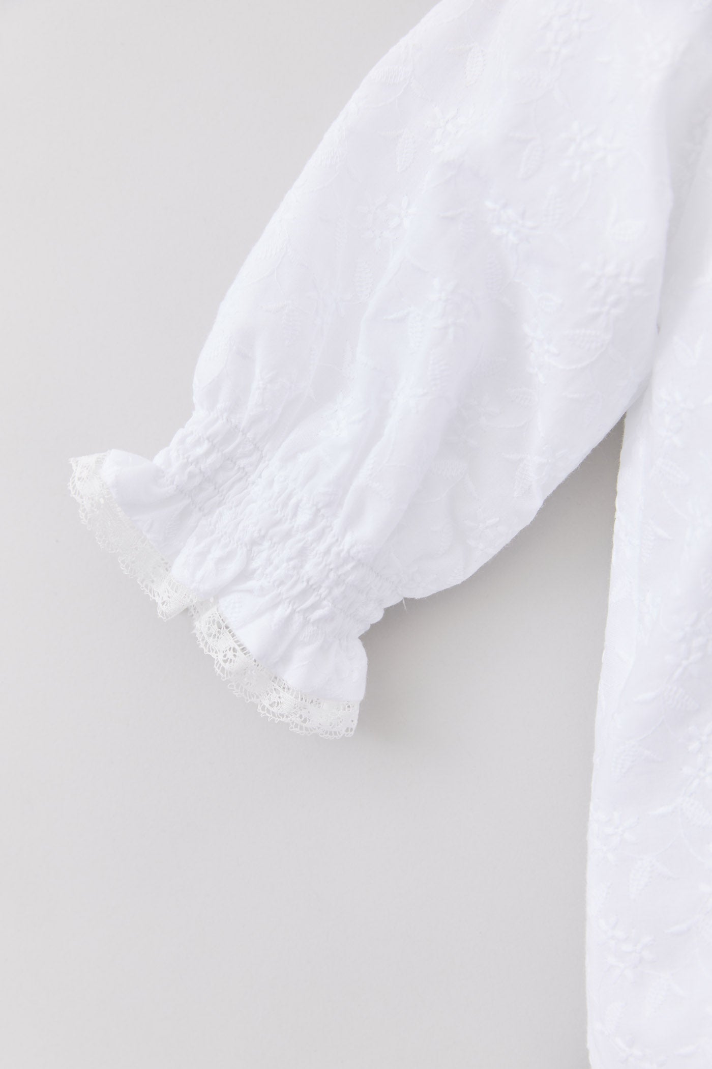 Ginger Romper In Broderie White - Designed by Ingrid Lewis - Strawberries & Cream
