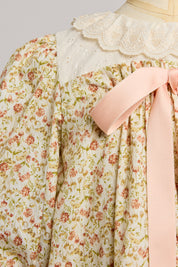 Hamper Dress Beige Tangerine - Designed by Ingrid Lewis - Strawberries & Cream