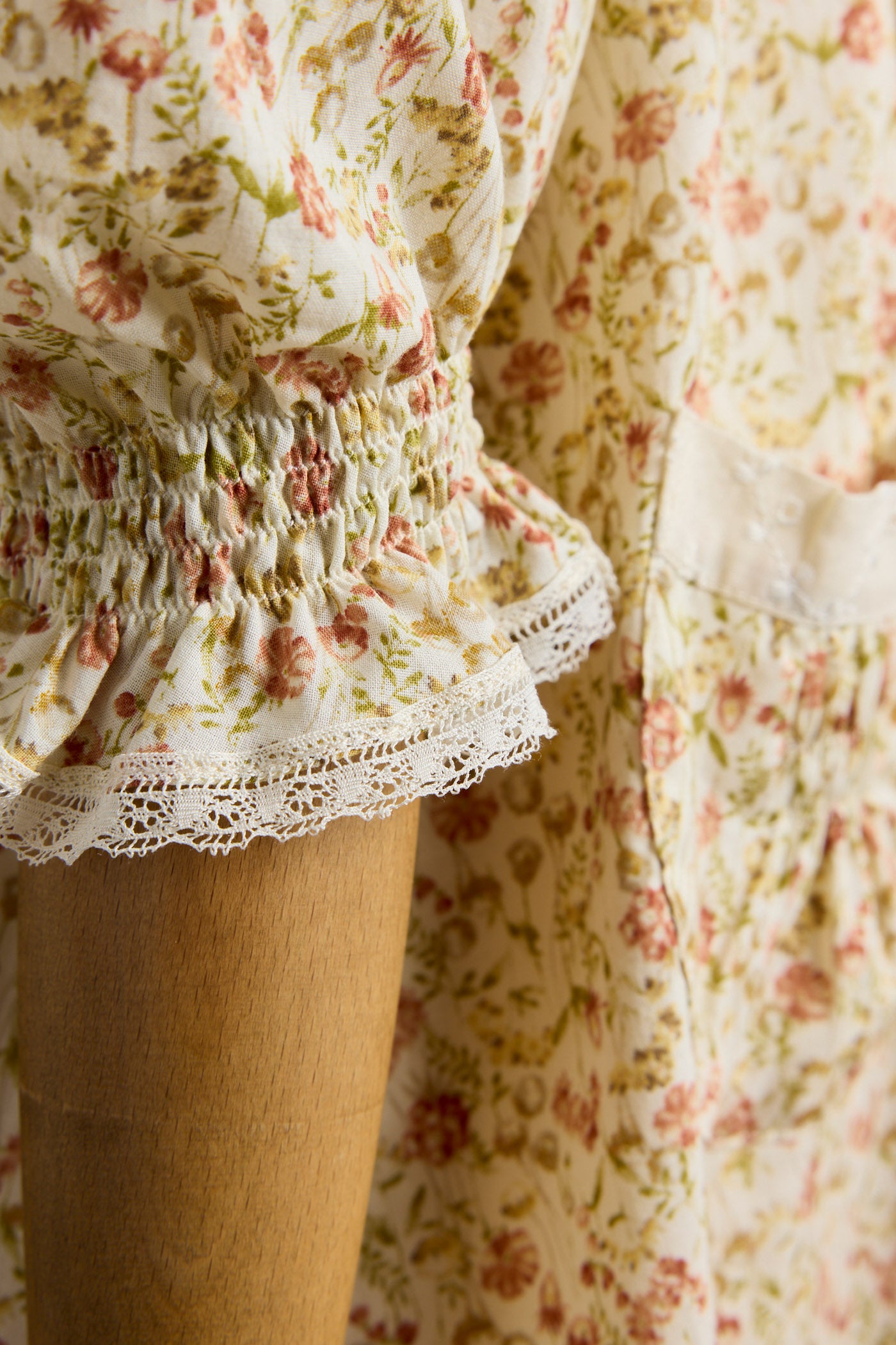 Hamper Dress Beige Tangerine - Designed by Ingrid Lewis - Strawberries & Cream