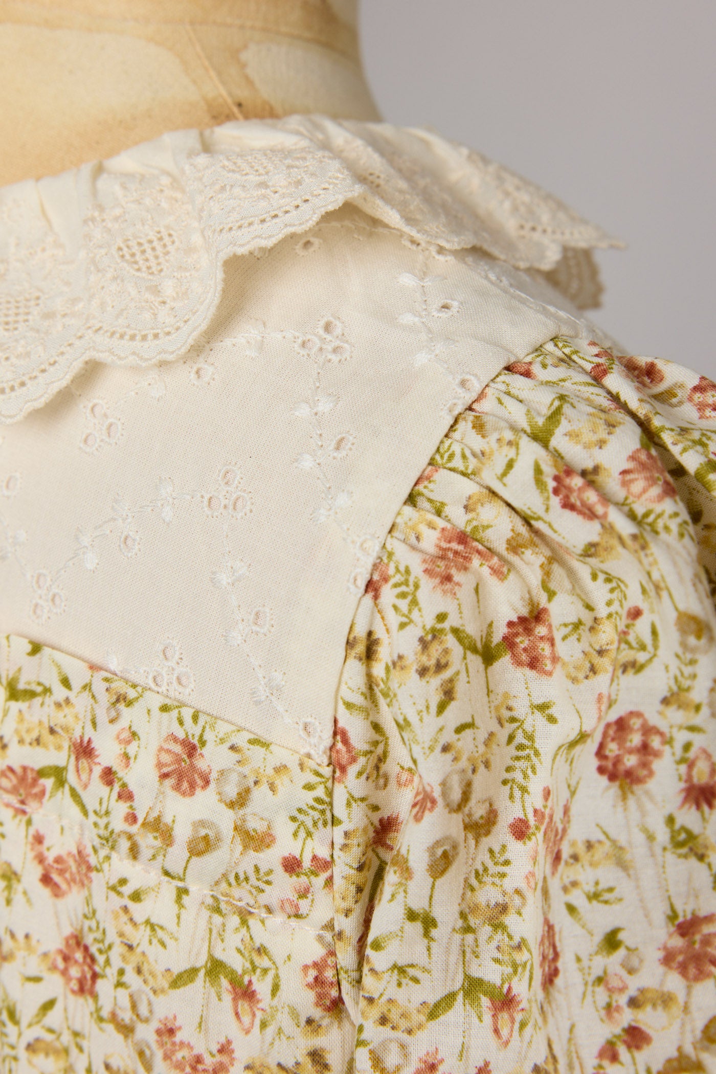 Hamper Dress Beige Tangerine - Designed by Ingrid Lewis - Strawberries & Cream