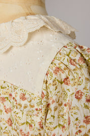 Hamper Dress Beige Tangerine - Designed by Ingrid Lewis - Strawberries & Cream