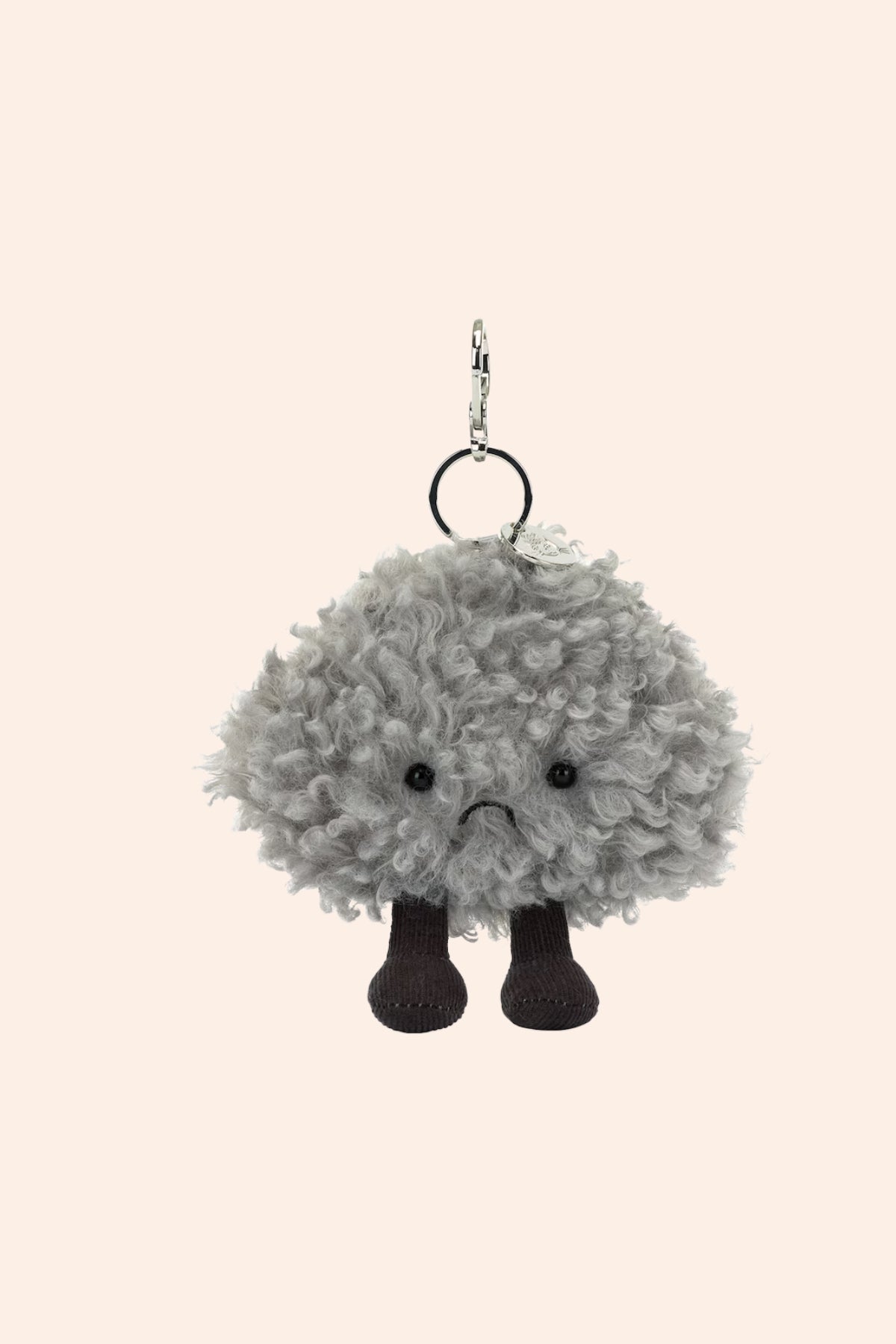 Jellycat -  Amuseables -  Cirrus Storm Cloud Bag Charm - Strawberries & Cream