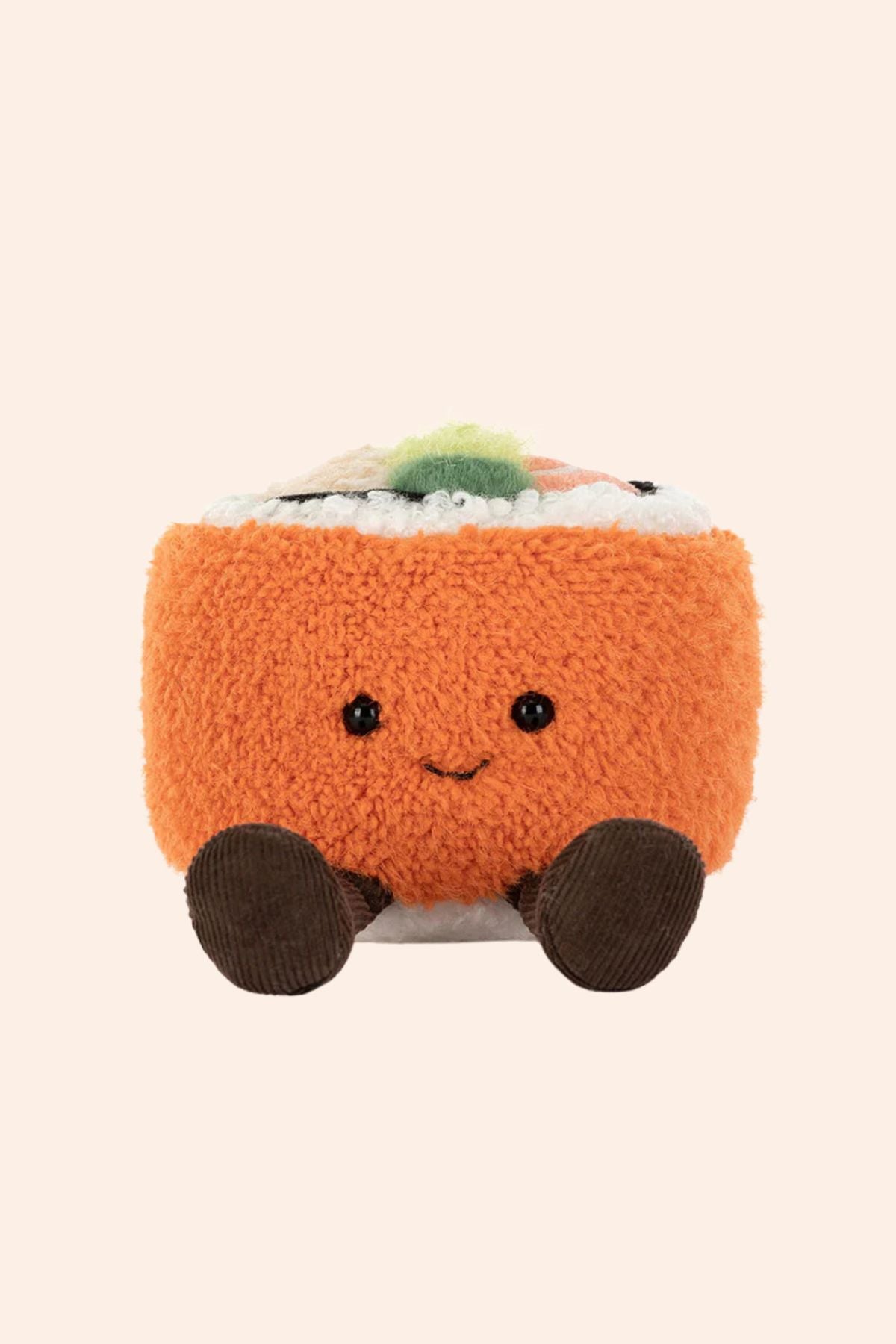 Jellycat - Amuseables - Codhi Californian Roll - Strawberries & Cream - Ingrid Lewis - Designer