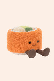 Jellycat - Amuseables - Codhi Californian Roll - Strawberries & Cream - Ingrid Lewis - Designer