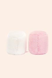 Jellycat -  Amuseables - Pink and White Marshmallow - Strawberries & Cream - Ingrid Lewis - Designer