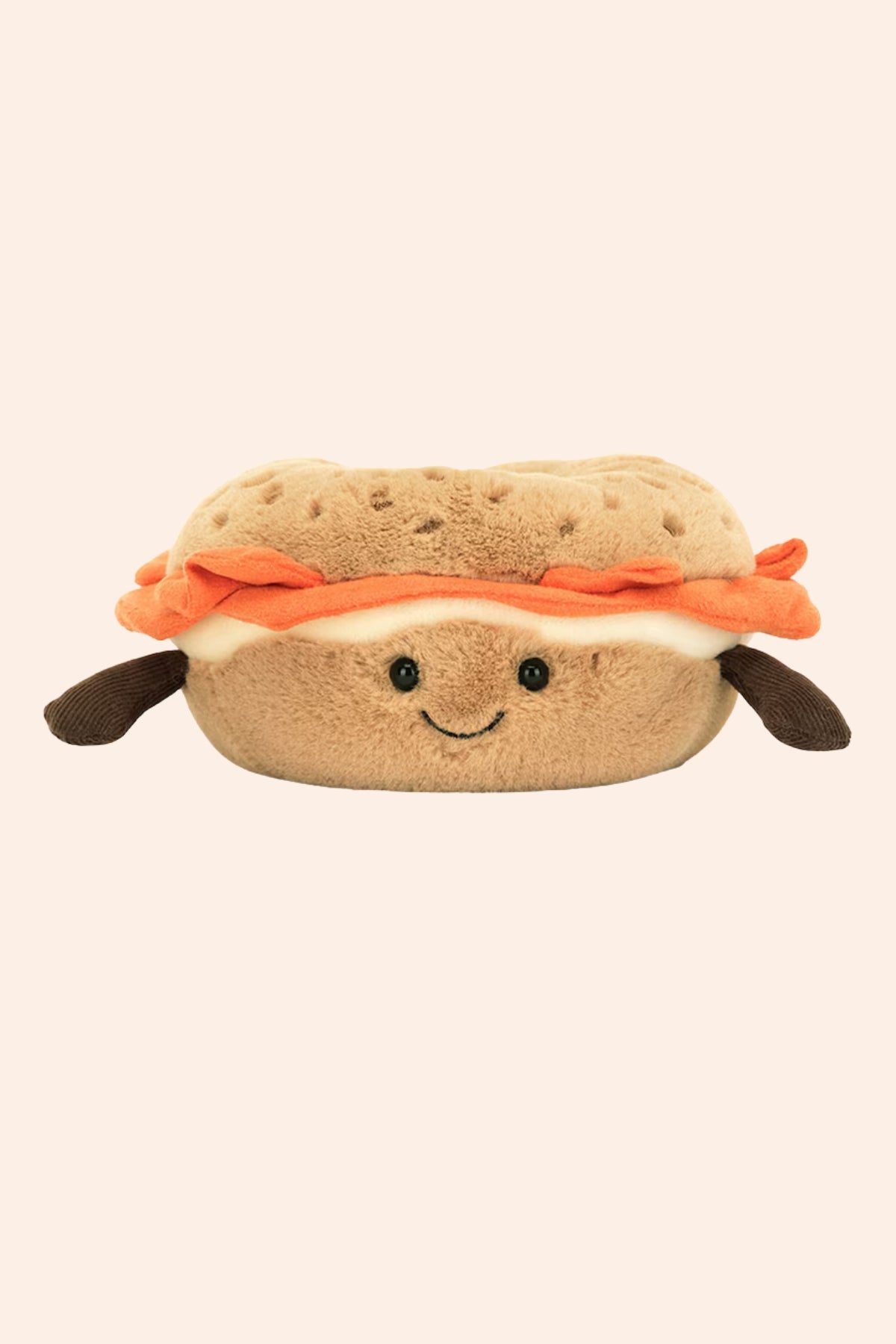 Jellycat - Amuseables Bagel - Strawberries & Cream - Ingrid Lewis - Designer