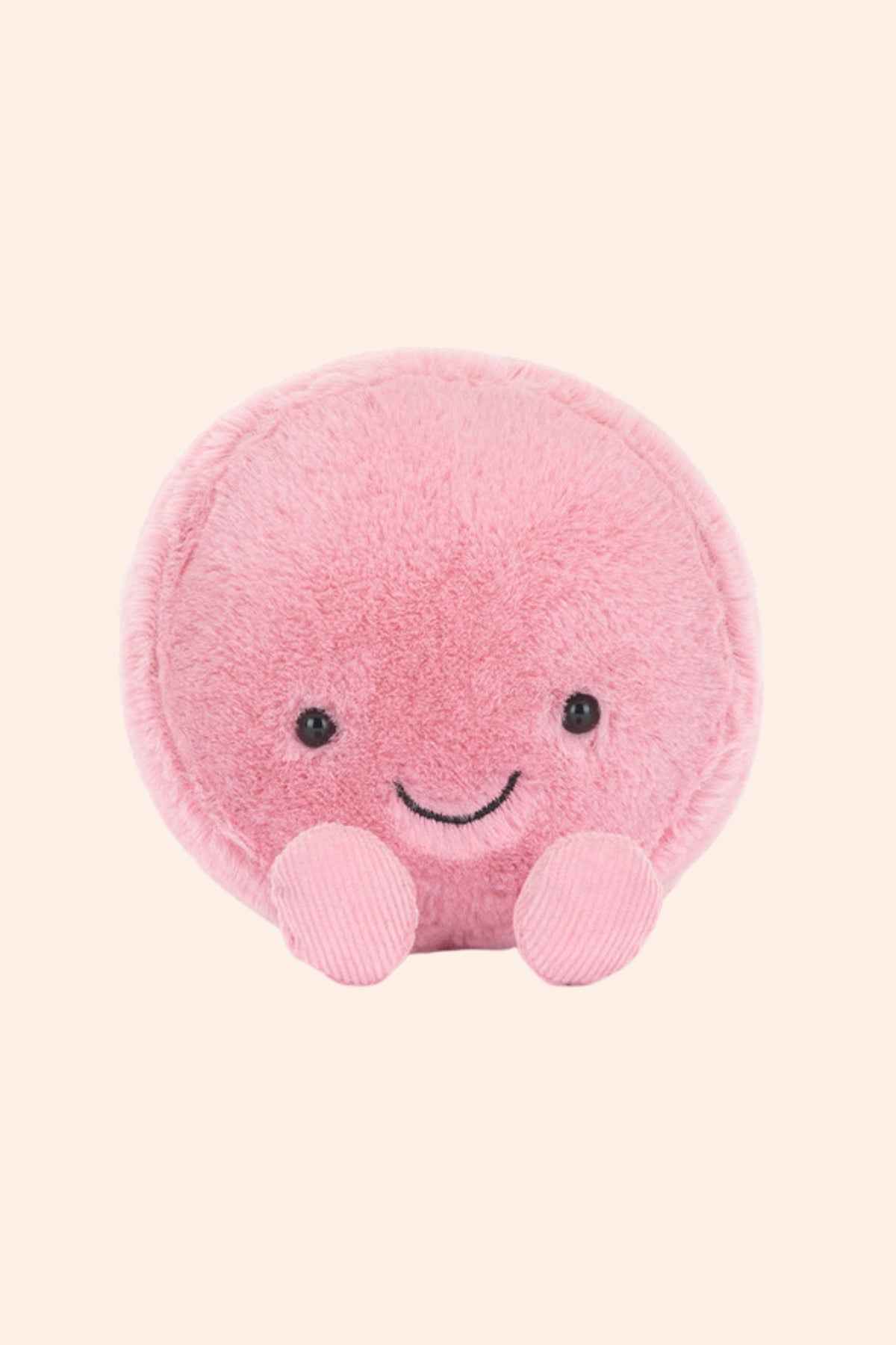 Jellycat - Amuseables Mia Macaron Framboise - Strawberries & Cream - Ingrid Lewis - Designer