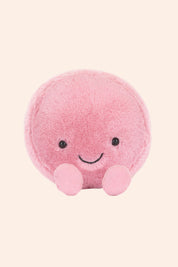 Jellycat - Amuseables Mia Macaron Framboise - Strawberries & Cream - Ingrid Lewis - Designer