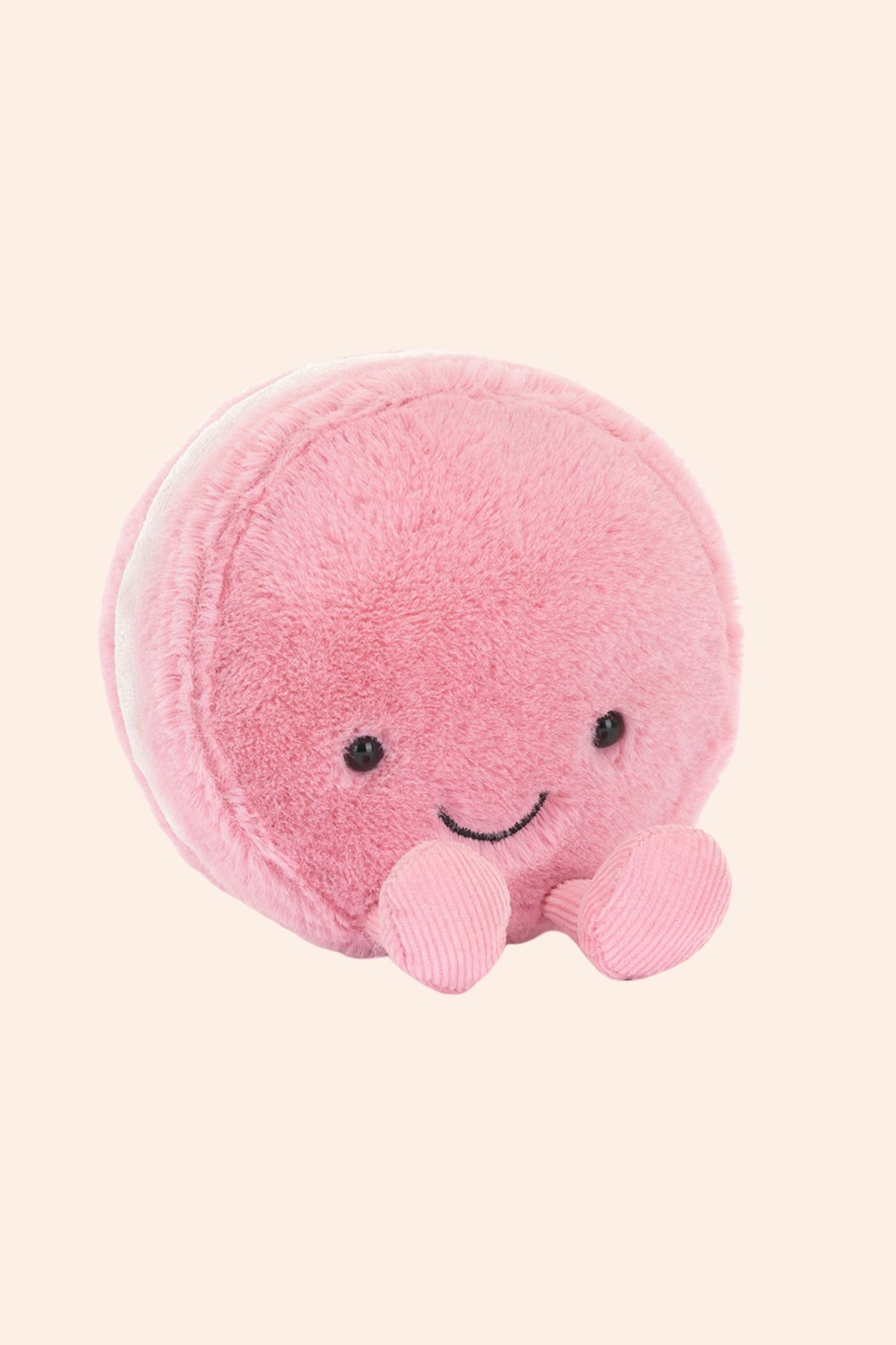 Jellycat - Amuseables Mia Macaron Framboise - Strawberries & Cream - Ingrid Lewis - Designer