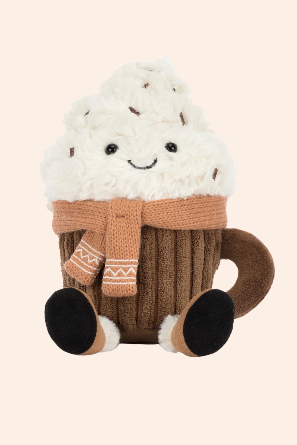 Jellycat - Amuseables Scarffles Hot Chocolate - Strawberries and Cream