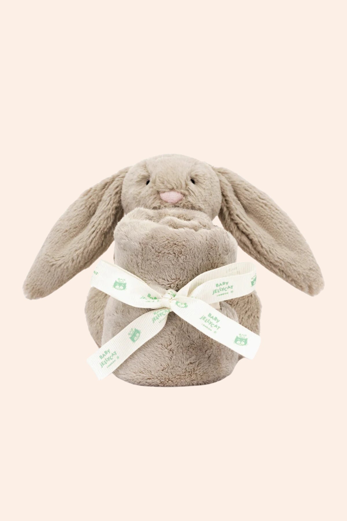 Jellycat - Bashful Beige Bunny Soother - Strawberries & Cream - Ingrid Lewis - DesignerJellycat - Bashful Beige Bunny Soother