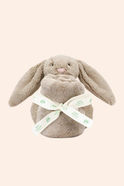 Jellycat - Bashful Beige Bunny Soother - Strawberries & Cream - Ingrid Lewis - DesignerJellycat - Bashful Beige Bunny Soother