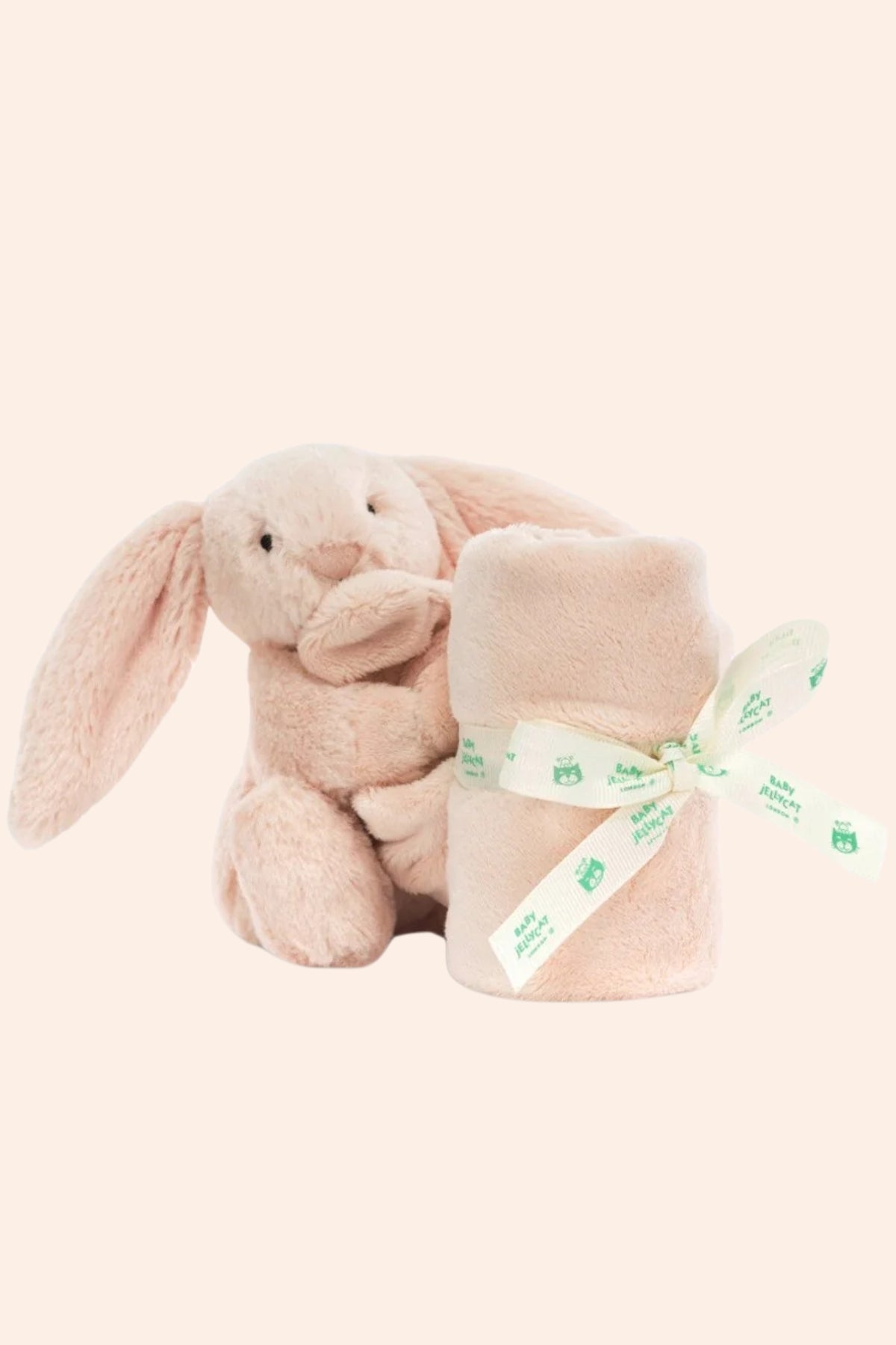 Jellycat - Bashful Blush Bunny Soother - Strawberries & Cream - Ingrid Lewis - Designer