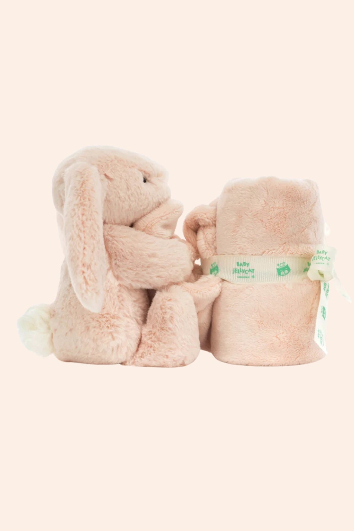 Jellycat - Bashful Blush Bunny Soother - Strawberries & Cream - Ingrid Lewis - Designer