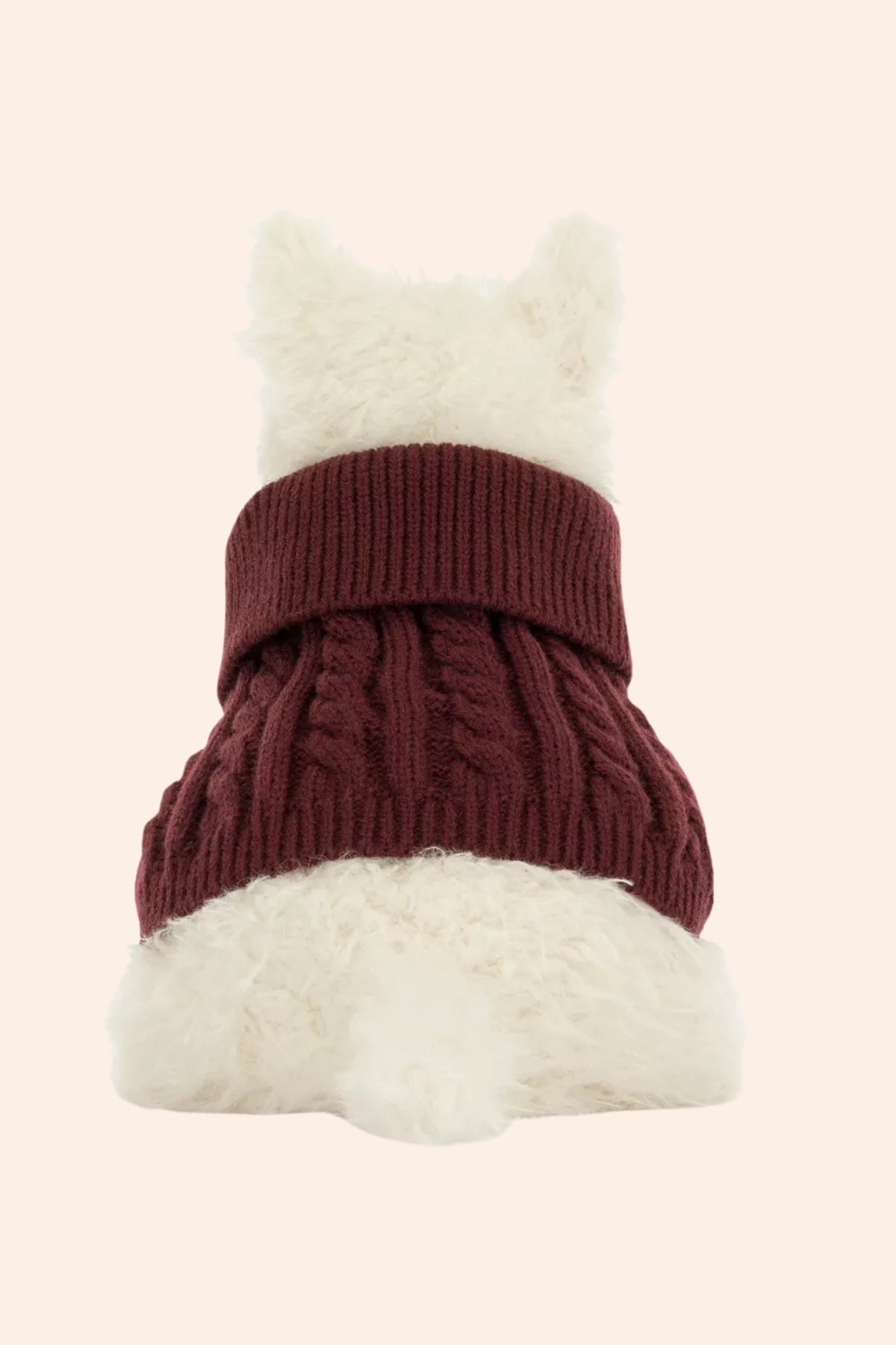 Jellycat - Munro Scottie Dog Winter Jumper Outfit - Strawberries & Cream - Ingrid Lewis - Designer
