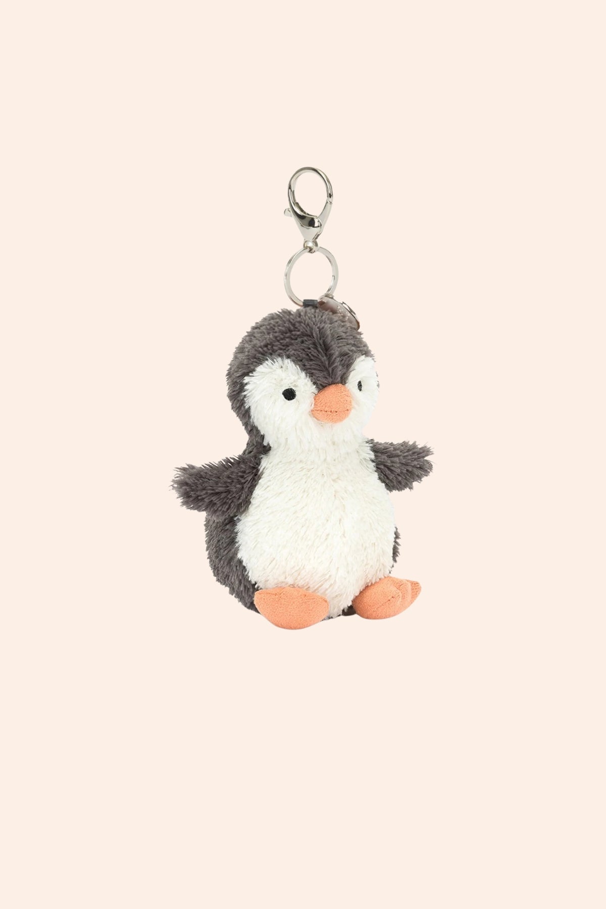 Jellycat - Peanut Penguin Bag Charm - Strawberries & Cream - Ingrid Lewis - Designer