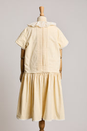 Lemon Pretzel Dress - Designed by Ingrid Lewis - Strawberries & Cream