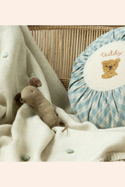 - Lullaby Friends - Mouse Rattle - Light Umber - Strawberries & Cream