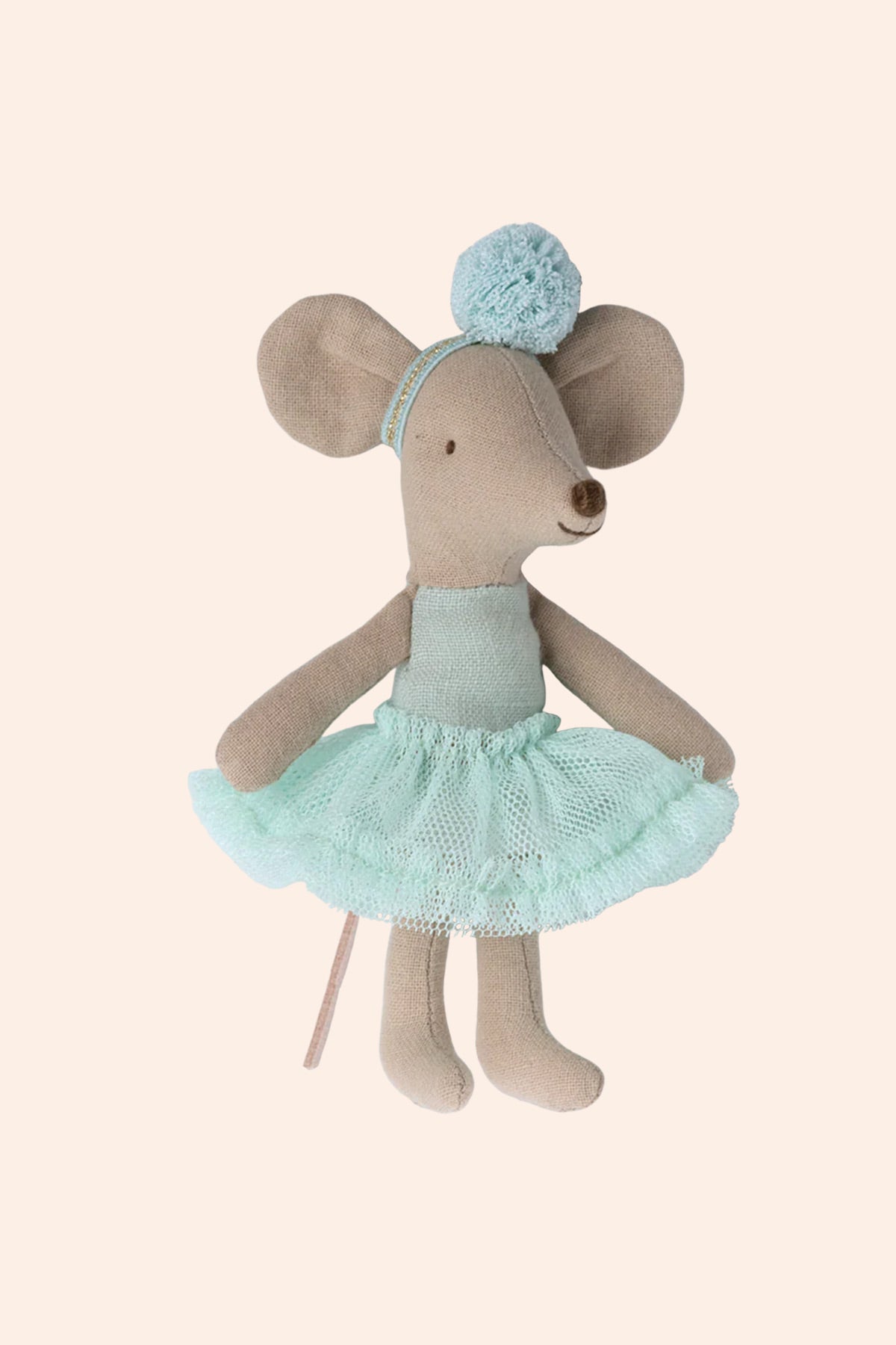 Maileg Ballerina Mouse Little Sister-Light Mint