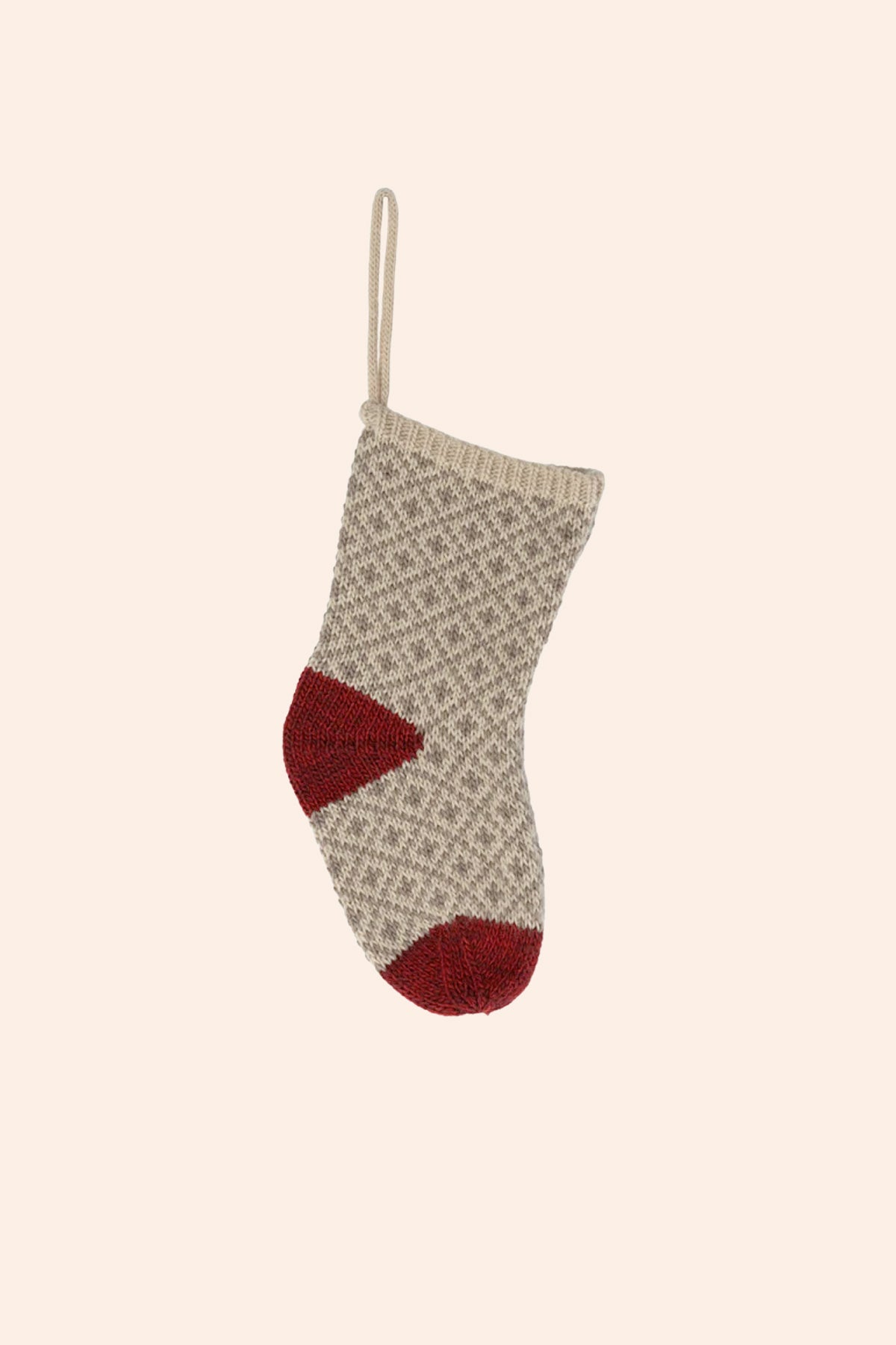 Maileg Christmas Stocking - Soft Grey