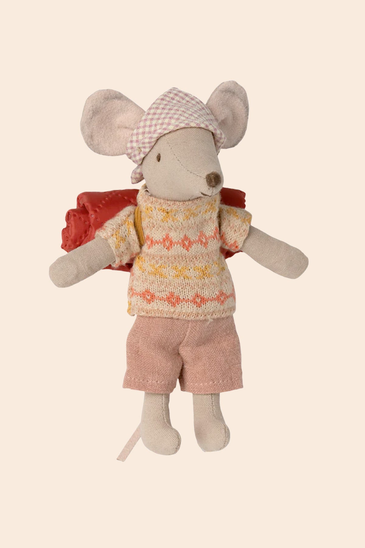 Maileg Hiker Mouse Big Sister with Winter Clothes