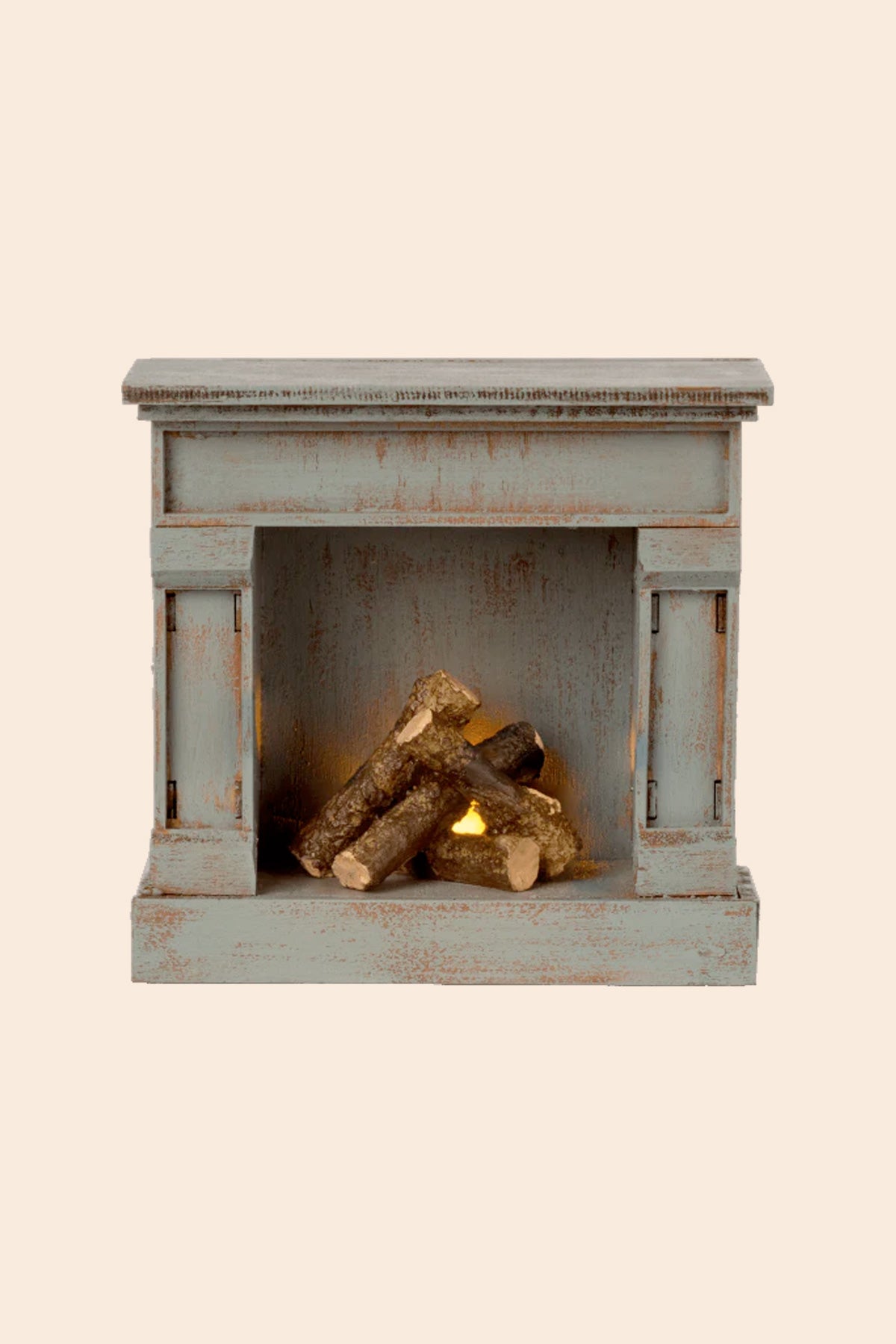 Maileg Miniature Fireplace-Vintage Blue