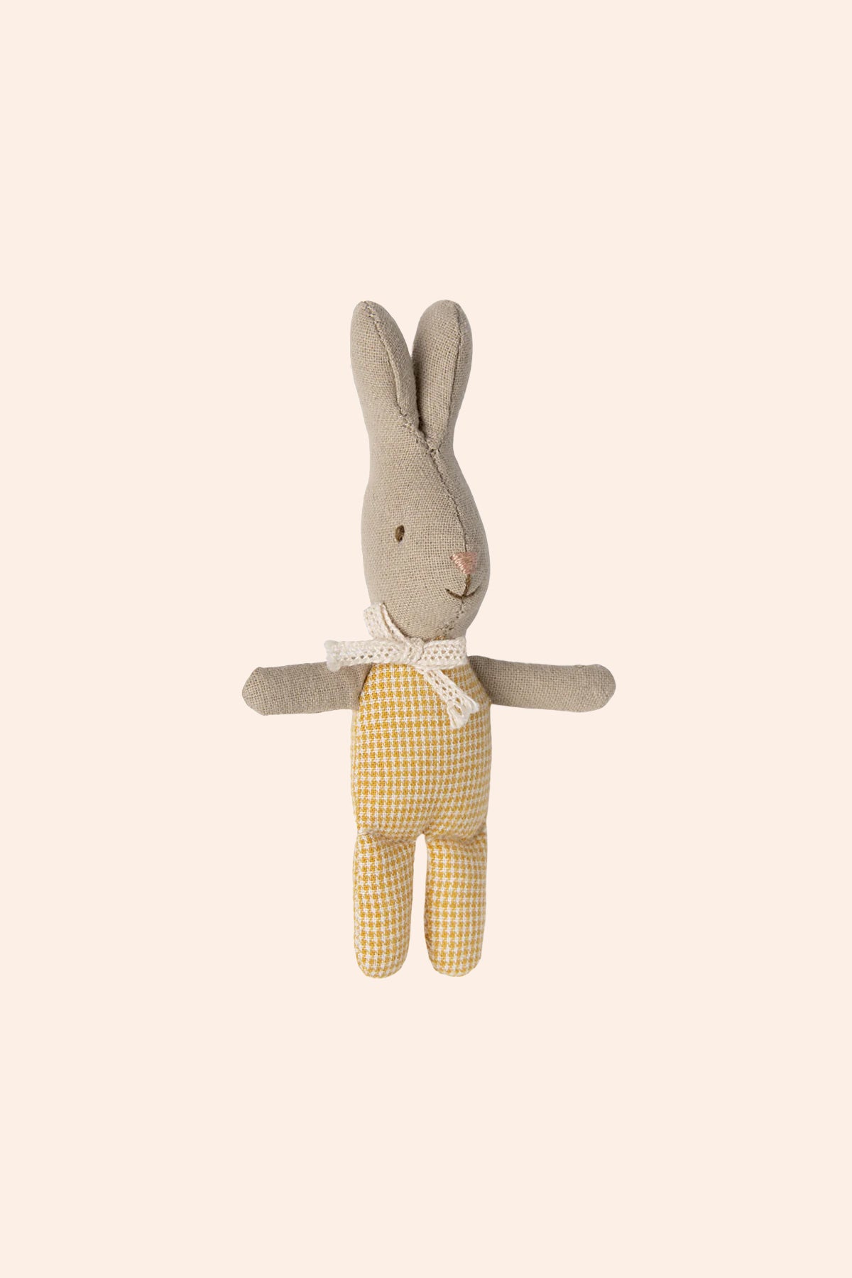 Maileg Rabbit My - Yellow Check