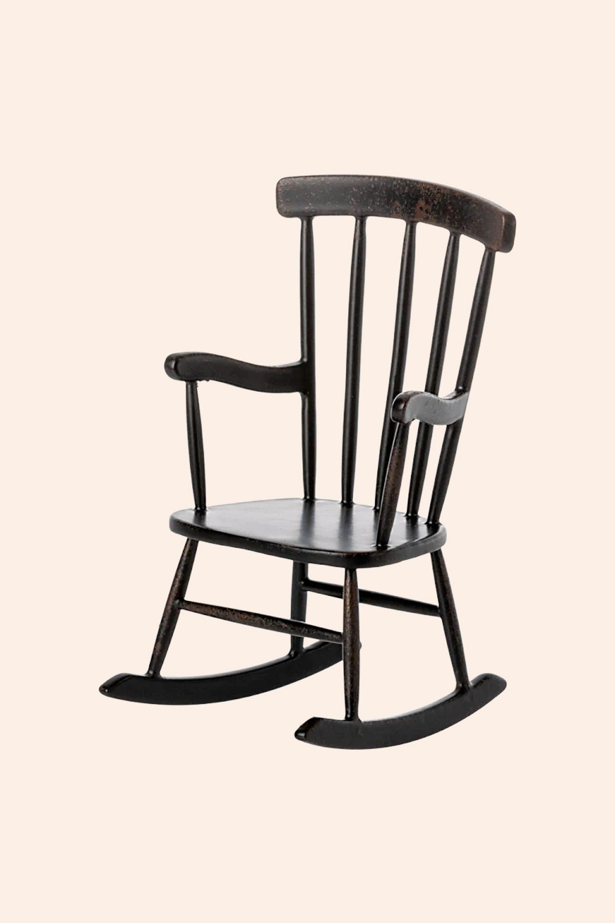 Maileg Rocking Chair, Mouse-Anthracite