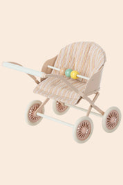 Maileg Stroller, Baby Mice - Rose