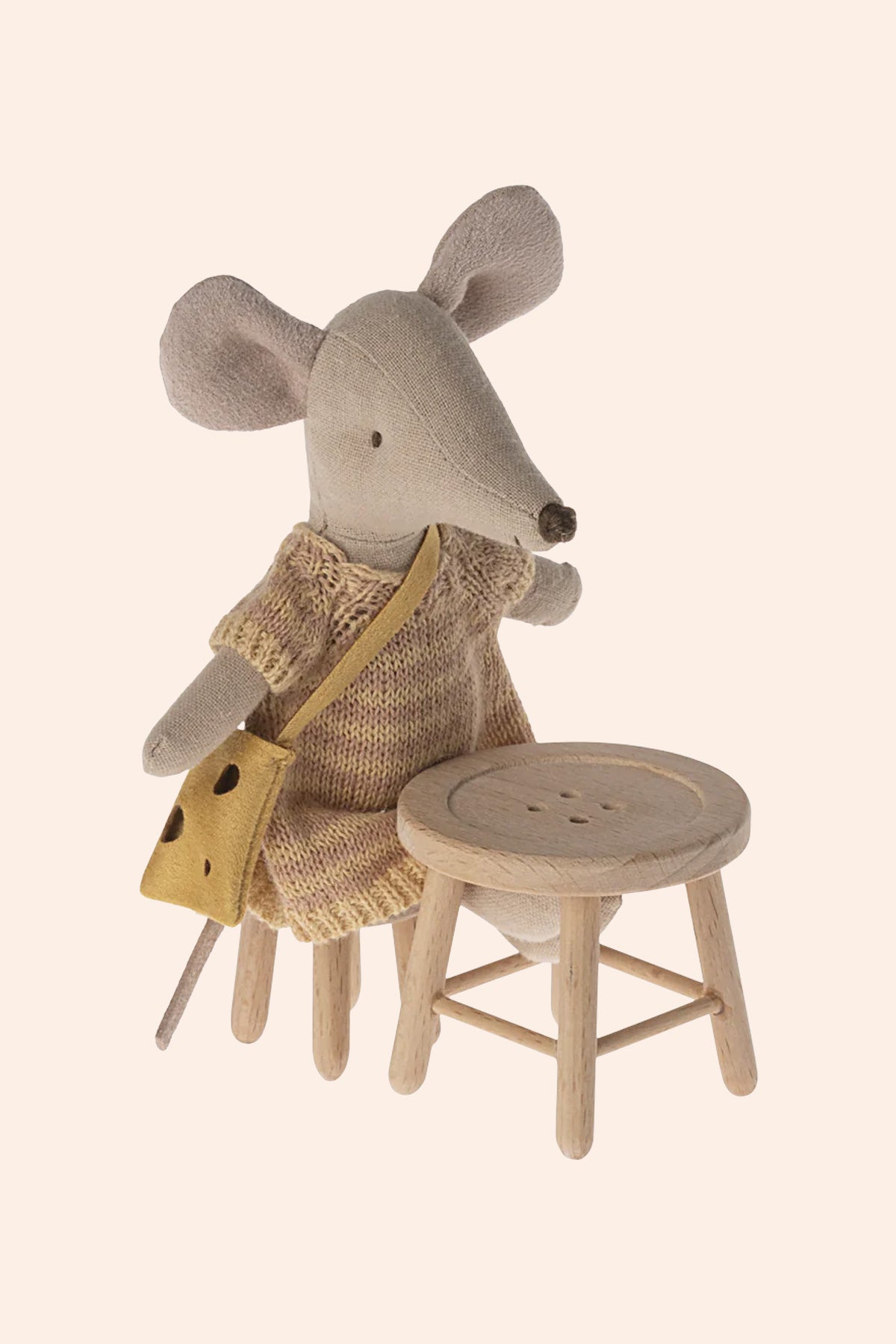 Maileg Table and Stool Set, Mouse