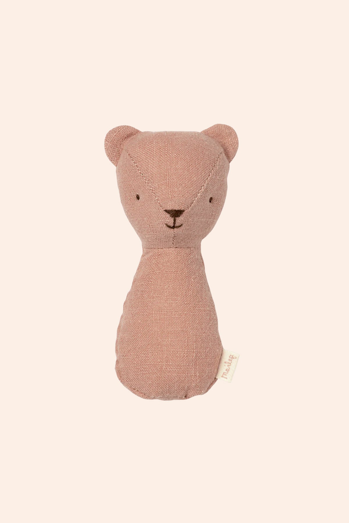 Maileg Teddy Rattle - Old Rose
