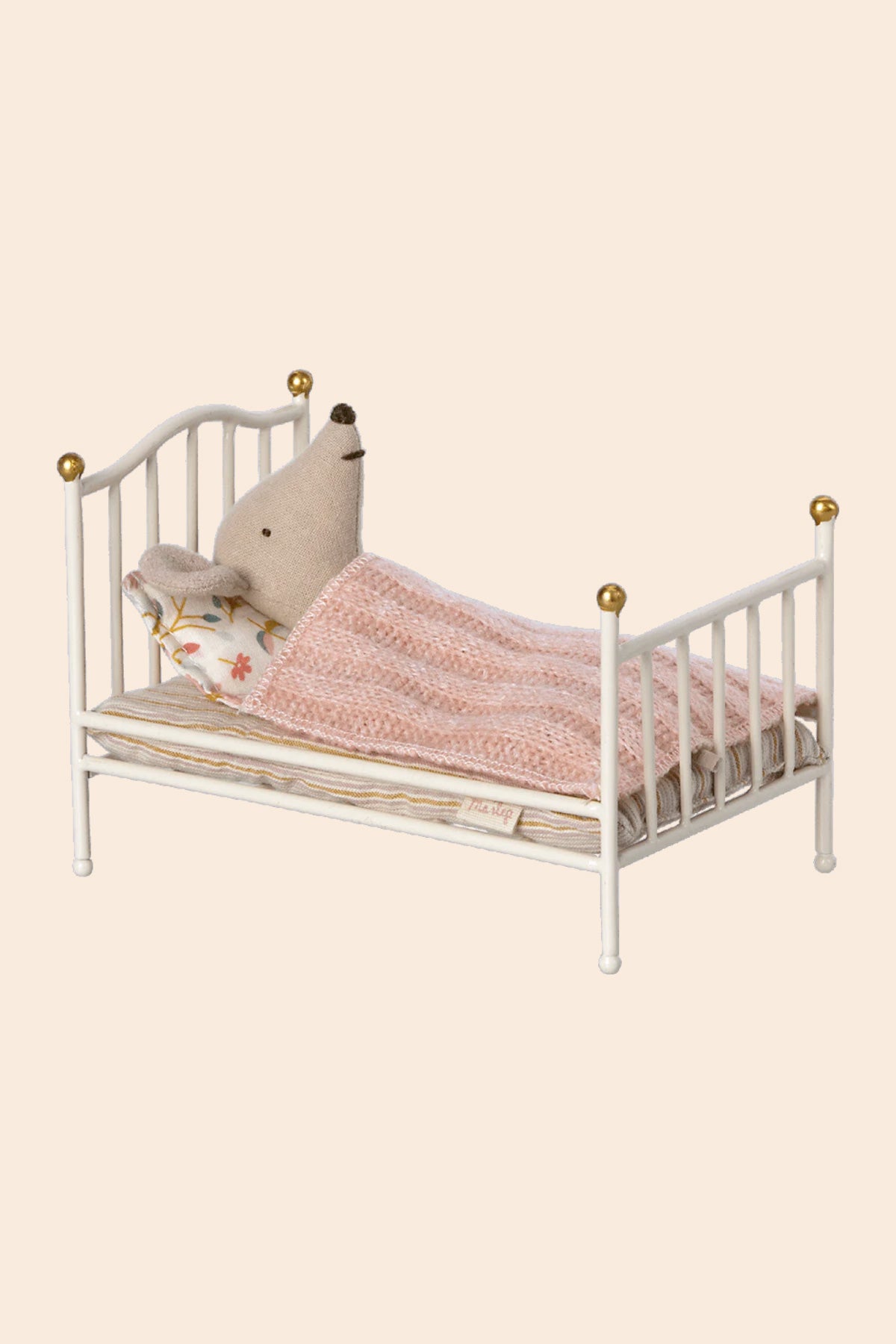 Maileg Vintage Bed Mouse - Off White