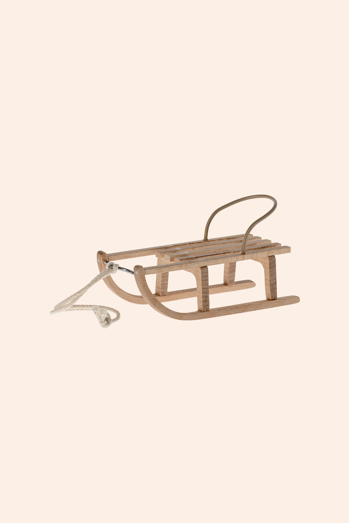 Maileg Wooden Sled Mouse