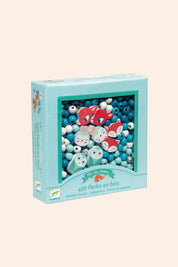 Djeco - Little Animals - 450 Wooden Beads