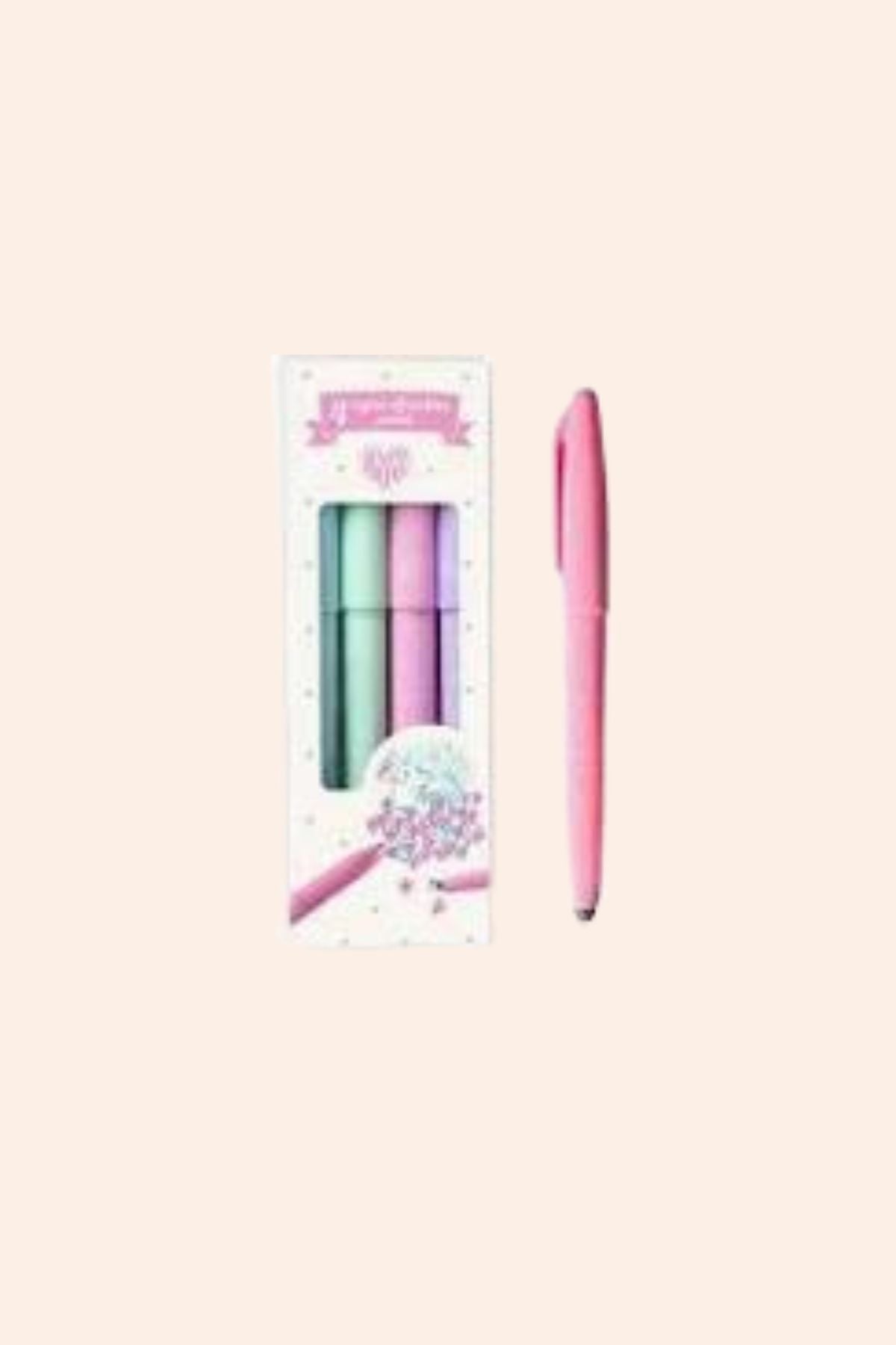 Djeco -4 Pastel Erasable Pens