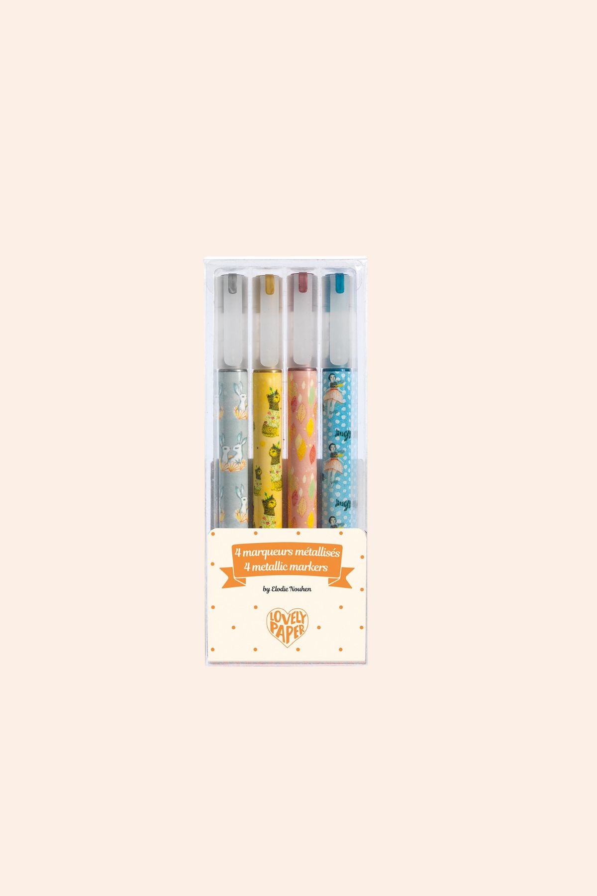 Djeco - Elodie 4 Metallic Markers