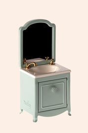 Maileg -Sink Dresser Mirror - Mouse - Dark Mint - Strawberries & Cream 