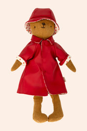 Maileg -The Teddies - Teddy Mum - Raincoat with Hat - Strawberries & Cream
