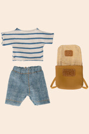 Maileg - Big Brother - Clothes and Bag - Strawberries & Cream