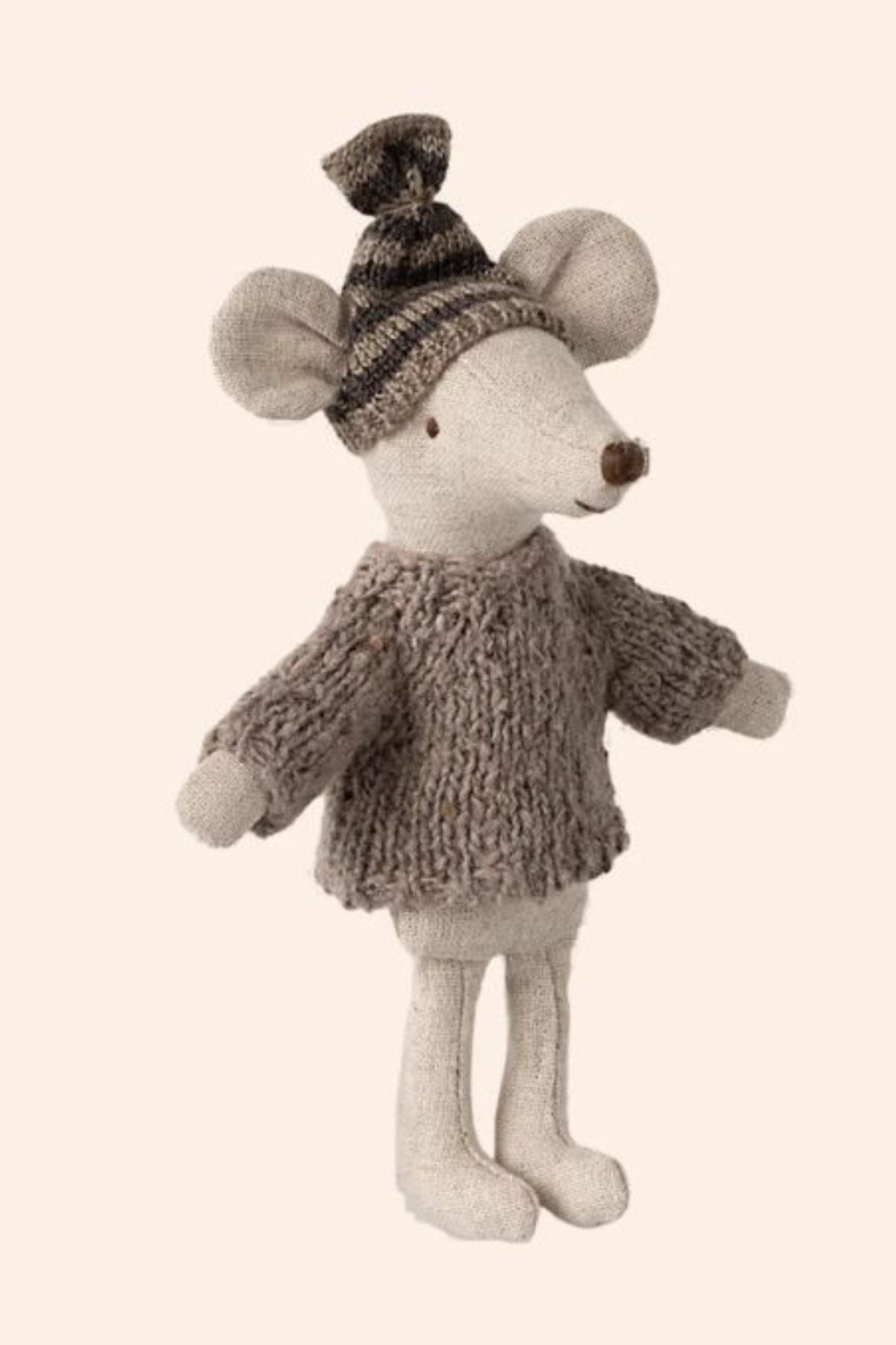 Sister Mouse - Knitted Sweater and Hat - Strawberries & Cream