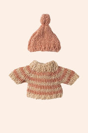 Maileg - Big Sister/Brother Clothing - Knitted Sweater and Hat