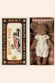 Maileg - Big Sister Mouse Matchbox - Pink Blanket - Strawberries & Cream