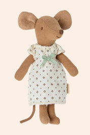 Maileg - Big Sister Mouse Matchbox - Yellow Blanket - Strawberries & Cream