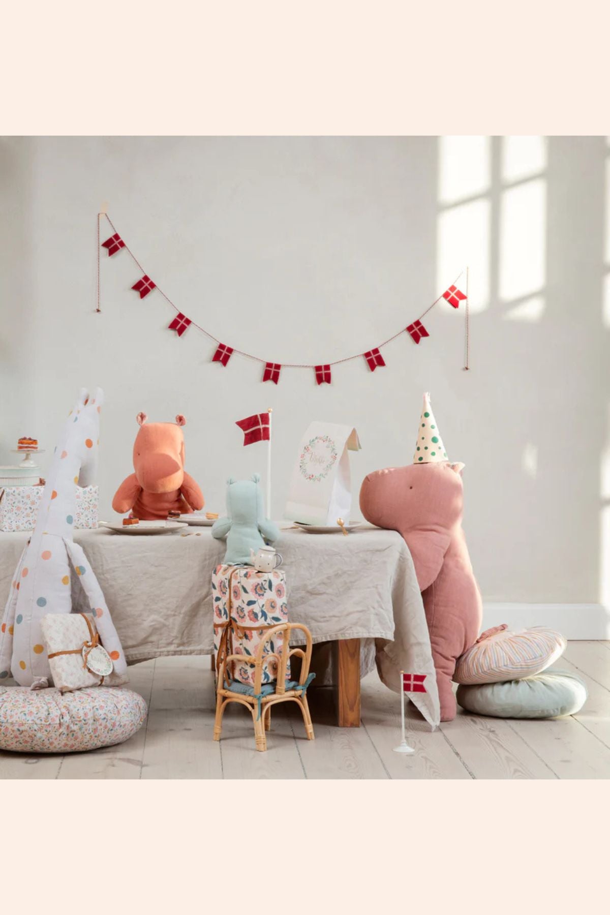 Maileg - Bunny Bob - Bag - Strawberries & Cream