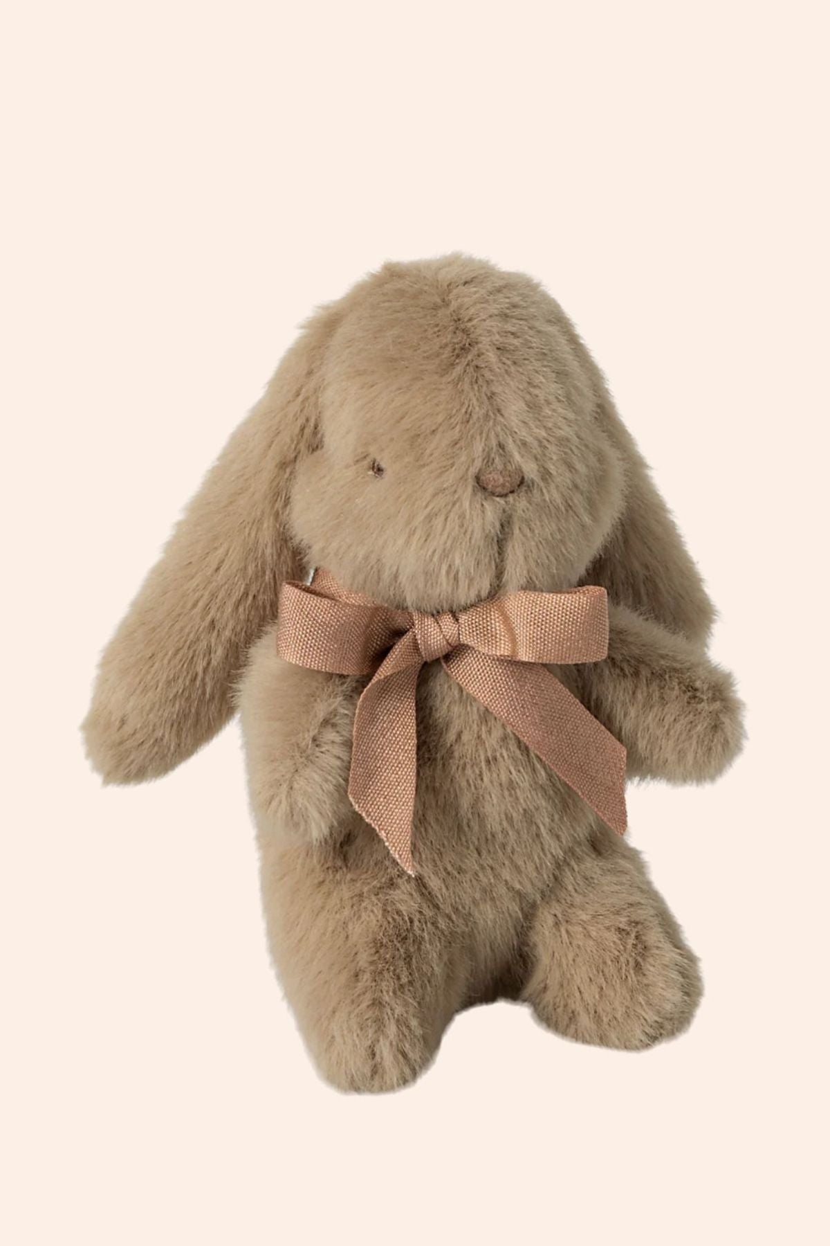 Maileg - Bunny Plush - Mini - Dusty Brown - Strawberries & Cream