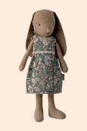 Maileg - Bunny size 1 Brown - Dress - Strawberries & Cream