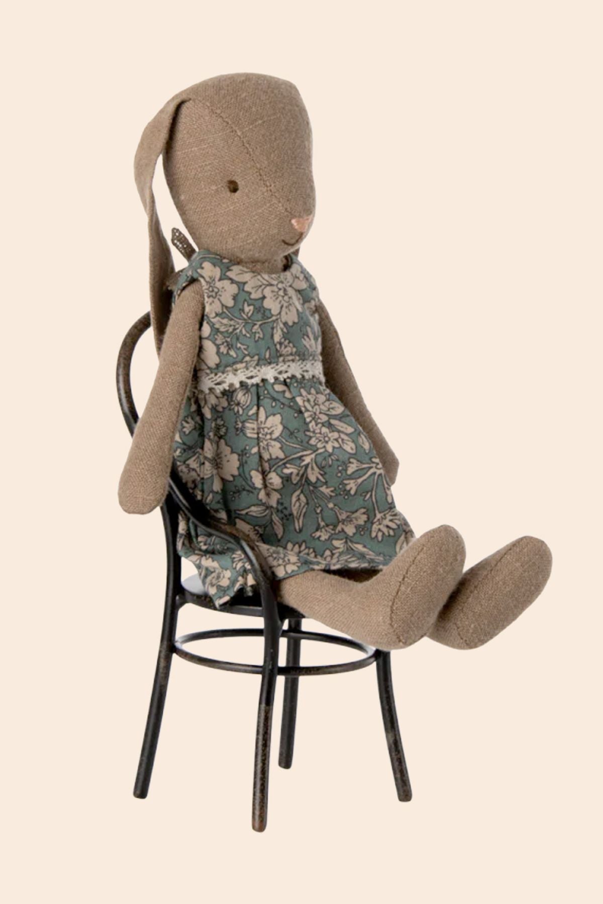 Maileg - Bunny size 1 Brown - Dress - Strawberries & Cream
